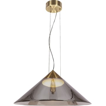 Полилей на кабел PRESTO 1xGX53/10W/230V Ø 50 см златен/димчато сив