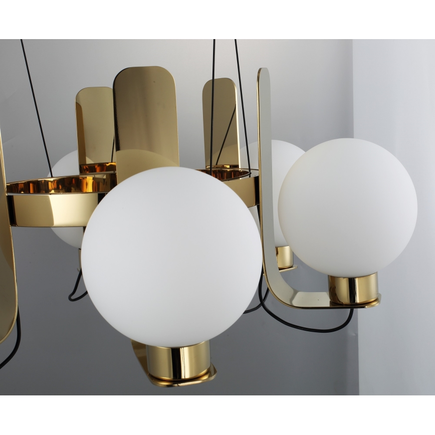 Полилей на кабел REGGIO 6xE27/40W/230V златист