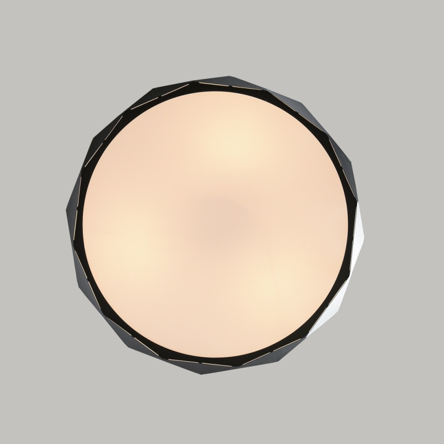 Полилей на кабел REUS 3xE27/40W/230V, диаметър 47 см, черен