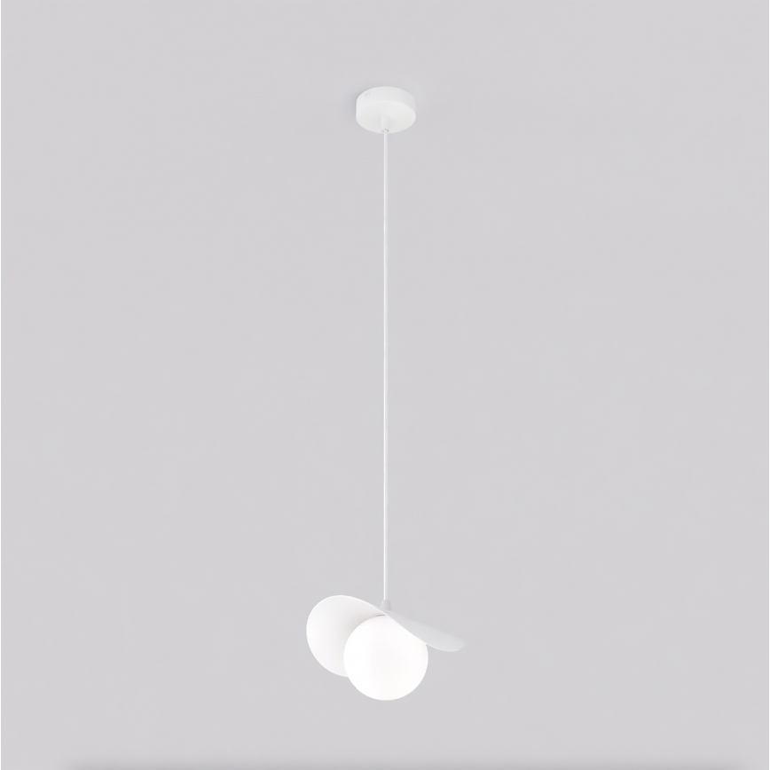 Полилей на кабел RITUAL 1xG9/8W/230V бял