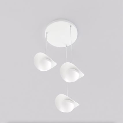 Полилей на кабел RITUAL 3xG9/8W/230V бял