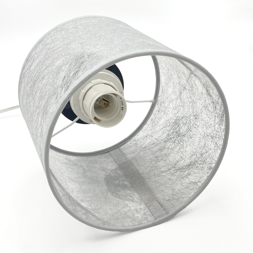 Полилей на кабел ROSA 1xE27/60W/230V черен/сив