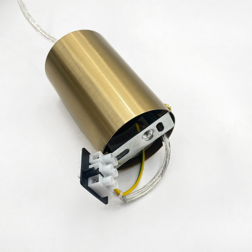 Полилей на кабел ROYAL 1xE27/15W/230V златист/бял