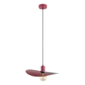 Полилей на кабел SAVANA 1xE27/15W/230V черен/червен