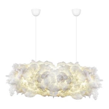 Полилей на кабел SERENE 2xE27/40W/230V бял