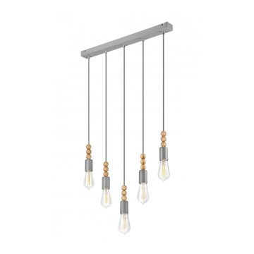 Полилей на кабел SIMON 5xE27/60W/230V