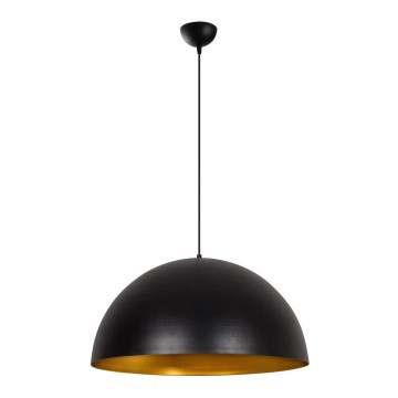 Полилей на кабел SIVANI 1xE27/40W/230V Ø 60 cm черно/медно