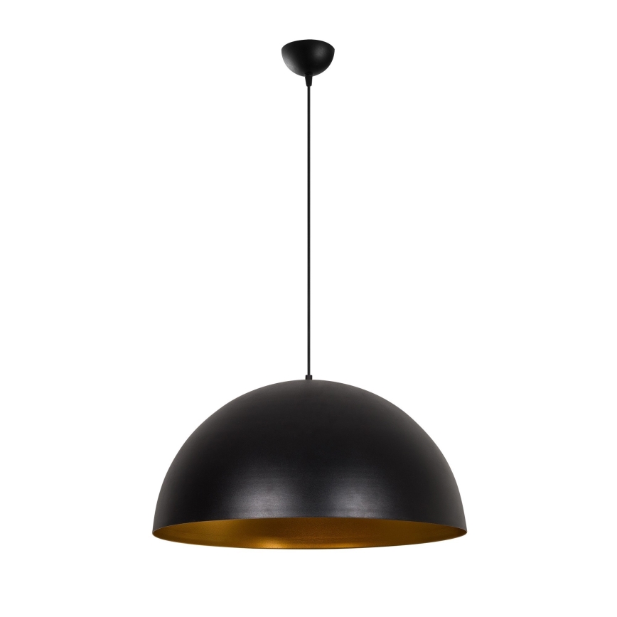 Полилей на кабел SIVANI 1xE27/40W/230V Ø 60 cm черно/медно