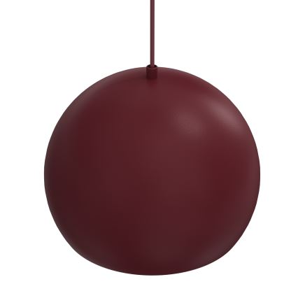 Полилей на кабел SOOL 1xE27/15W/230V Ø 27 см бордо