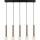 Полилей на кабел TEMPO 5xE27/40W/230V златен