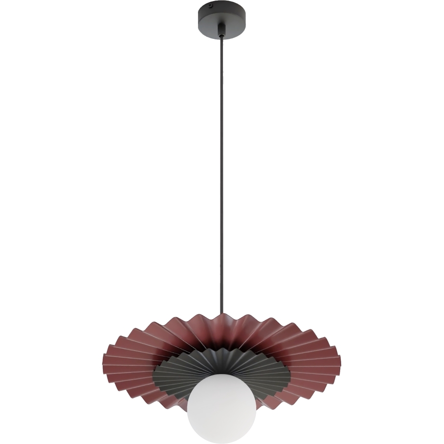 Полилей на кабел UMBRA 1xG9/8W/230V черен/червен