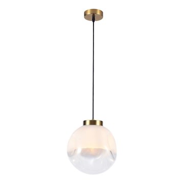 Полилей на кабел VANA 1xE27/40W/230V бял/златен