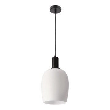 Полилей на кабел WOLKEN 1xE27/40W/230V бял/черен