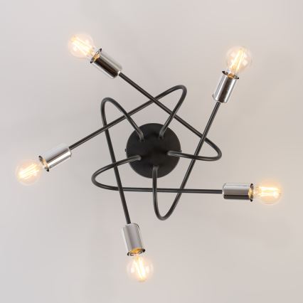 Полилей повърхностно монтиран OXFORD 5xE27/15W/230V