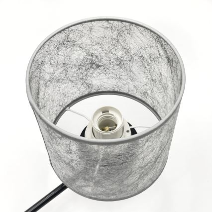 Полилей с верига ROSA 3xE27/60W/230V черен/сив