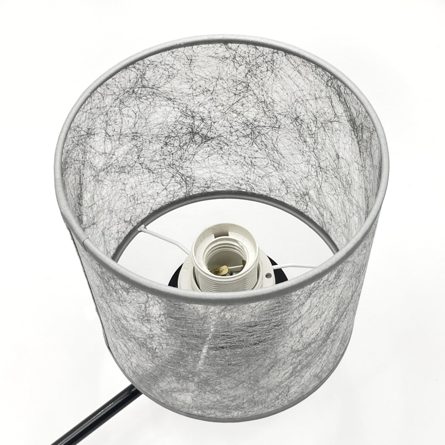 Полилей с верига ROSA 3xE27/60W/230V черен/сив