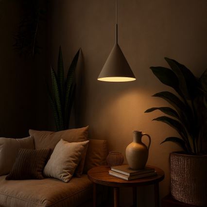 Полилей с кабелно окачване CAPITAL, 1xGX53/15W/230V, Ø 32 см, таупе