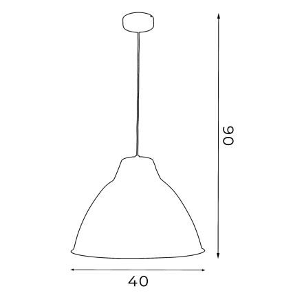 Полилей SKAL 1xE27/60W/230V