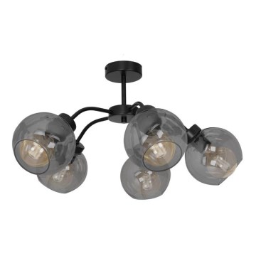 Полилей SOFIA 5xE27/60W/230V черен