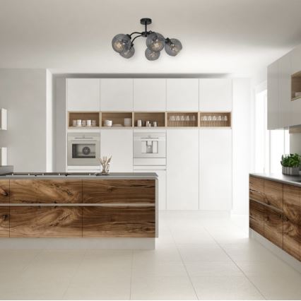 Полилей SOFIA 5xE27/60W/230V черен