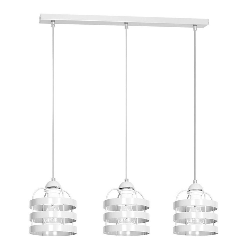 Полилей TUBE 3xE27/60W/230V бяла
