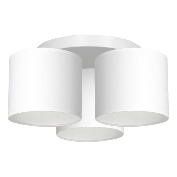Полилей за повърхностен монтаж ARDEN 3xE27/60W/230V бял