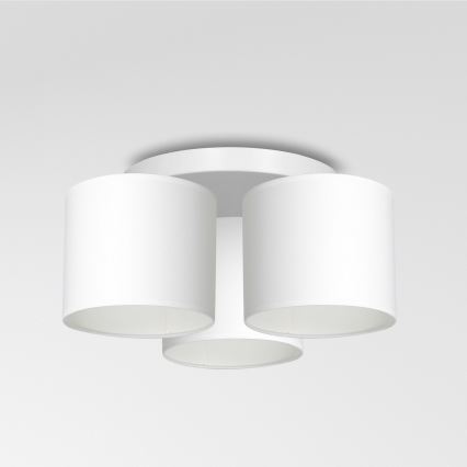 Полилей за повърхностен монтаж ARDEN 3xE27/60W/230V бял