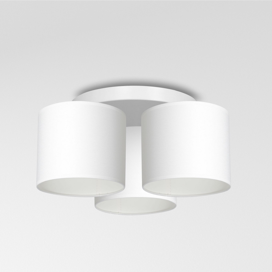 Полилей за повърхностен монтаж ARDEN 3xE27/60W/230V бял