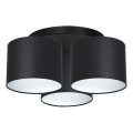 Полилей за повърхностен монтаж ARDEN 3xE27/60W/230V черен/бял