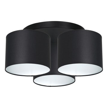 Полилей за повърхностен монтаж ARDEN 3xE27/60W/230V черен/бял