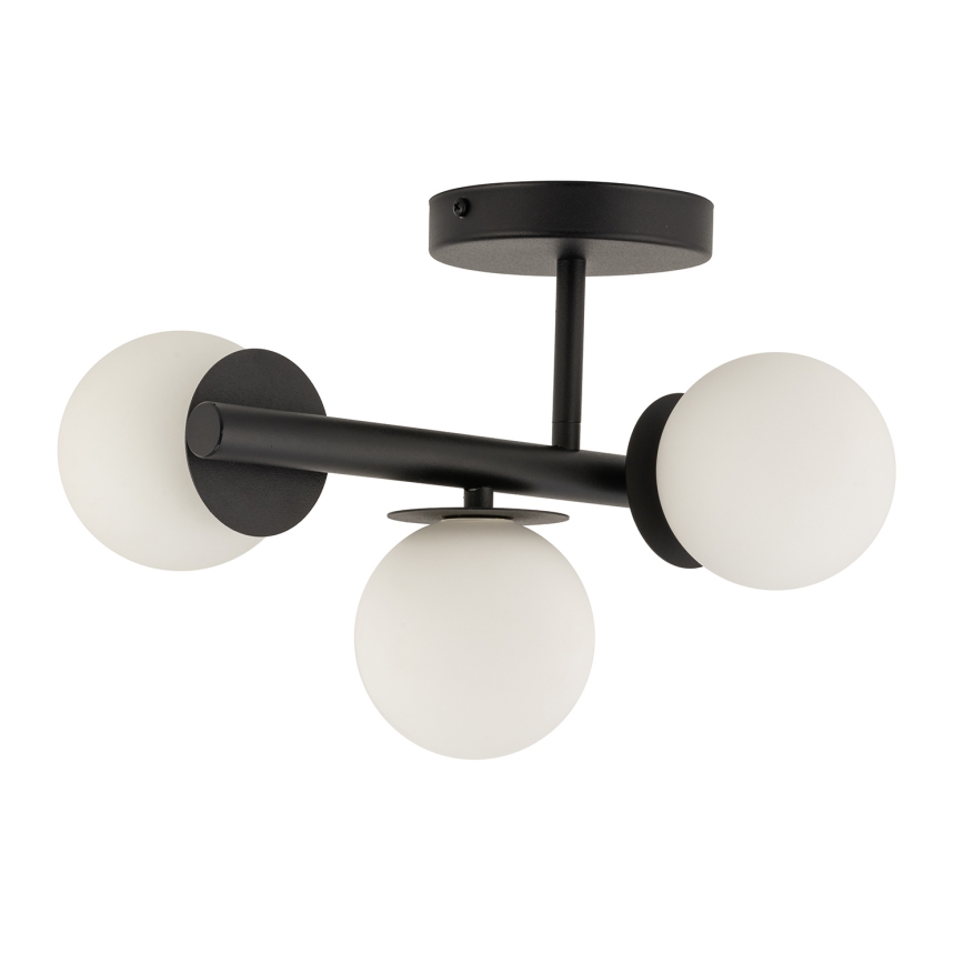 Полилей за повърхностен монтаж AVOLA 3xG9/12W/230V черен