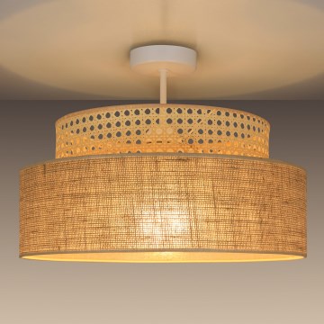 Полилей за повърхностен монтаж BOHO 1xE27/60W/230V ратан