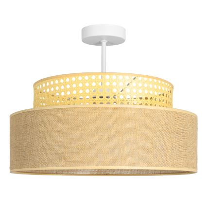 Полилей за повърхностен монтаж BOHO 1xE27/60W/230V ратан