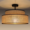 Полилей за повърхностен монтаж BOHO 1xE27/60W/230V Ø 40 см бежов