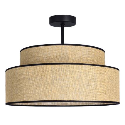 Полилей за повърхностен монтаж BOHO 1xE27/60W/230V Ø 40 см бежов