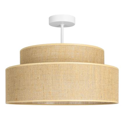 Полилей за повърхностен монтаж BOHO 1xE27/60W/230V Ø 40 см бежов
