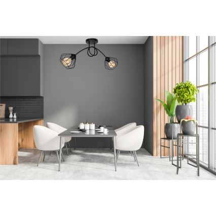 Полилей за повърхностен монтаж CEED 2xE27/60W/230V