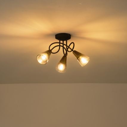 Полилей за повърхностен монтаж CLASSY 3xE14/7W/230V