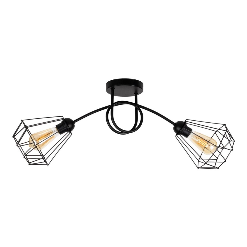 Полилей за повърхностен монтаж DIAMENT 2xE27/60W/230V