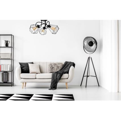 Полилей за повърхностен монтаж DIAMENT 3xE27/60W/230V