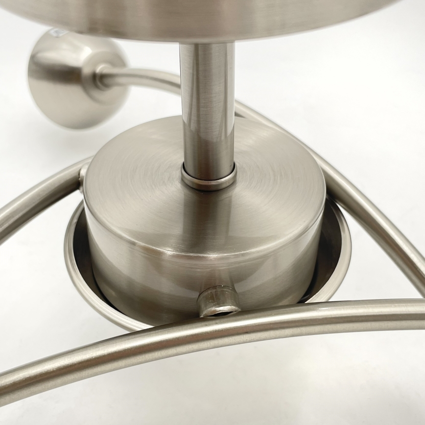 Полилей за повърхностен монтаж DONNA 3xE27/60W/230V никел