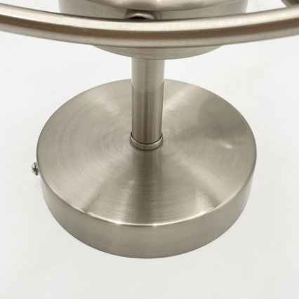 Полилей за повърхностен монтаж DONNA 3xE27/60W/230V никел