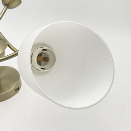 Полилей за повърхностен монтаж DONNA 3xE27/60W/230V патина