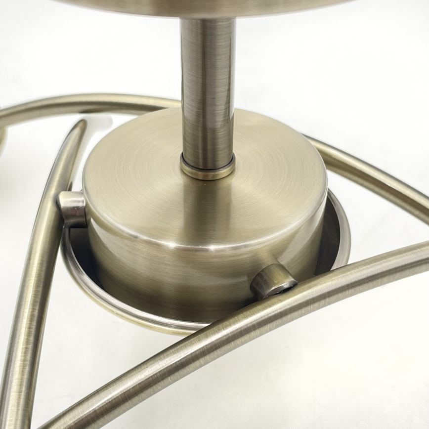 Полилей за повърхностен монтаж DONNA 3xE27/60W/230V патина