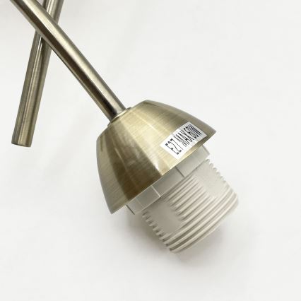 Полилей за повърхностен монтаж DONNA 3xE27/60W/230V патина