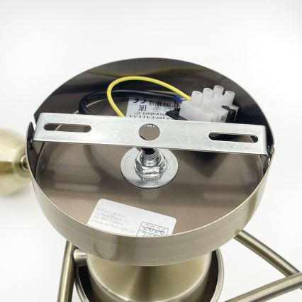 Полилей за повърхностен монтаж DONNA 3xE27/60W/230V патина