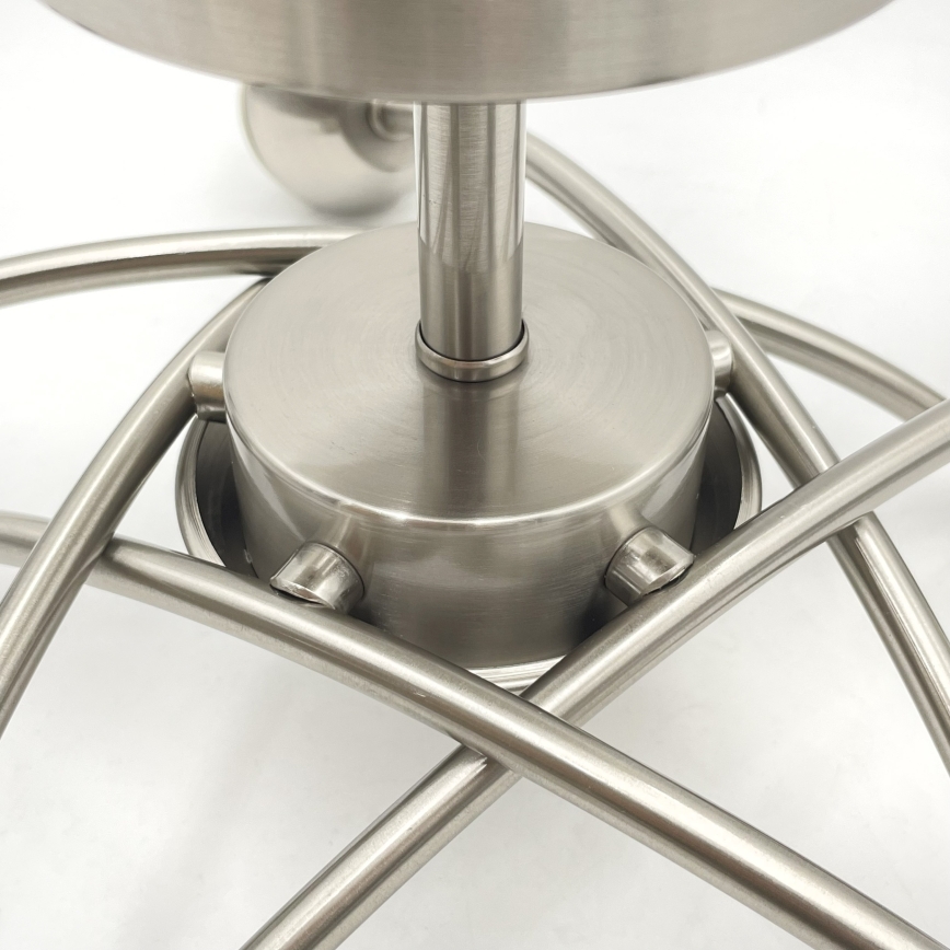 Полилей за повърхностен монтаж DONNA 5xE27/60W/230V никел