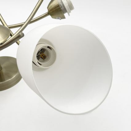 Полилей за повърхностен монтаж DONNA 5xE27/60W/230V патина