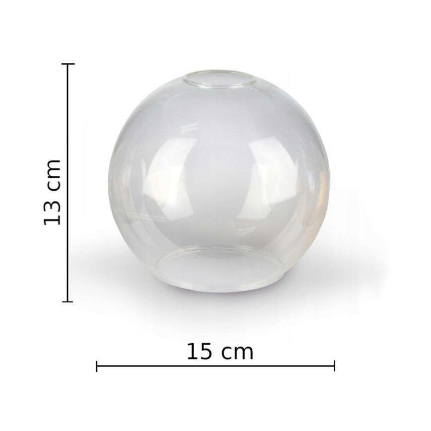 Полилей за повърхностен монтаж EVIE 3xE27/60W/230V черен/прозрачен