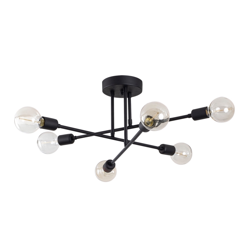 Полилей за повърхностен монтаж FLOWER 6xE27/40W/230V